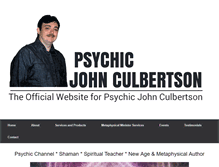 Tablet Screenshot of mysticjohnculbertson.com